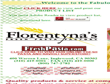 Tablet Screenshot of florentynaspasta.com